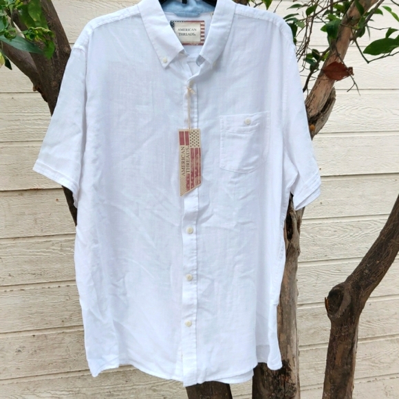 American threads Men's shirt Size XL color white - Picture 2 of 6